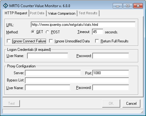 MRTG Counter Value Monitoring Add-In Configuration