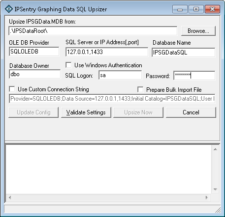 IPSentry SQL Upsizer